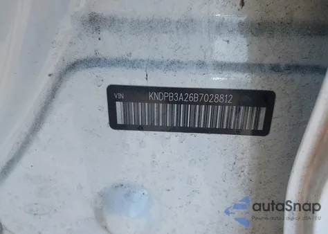 2011 Kia Sportage Lx z USA, uszkodzony, nr VIN KNDPB3A26B7028812